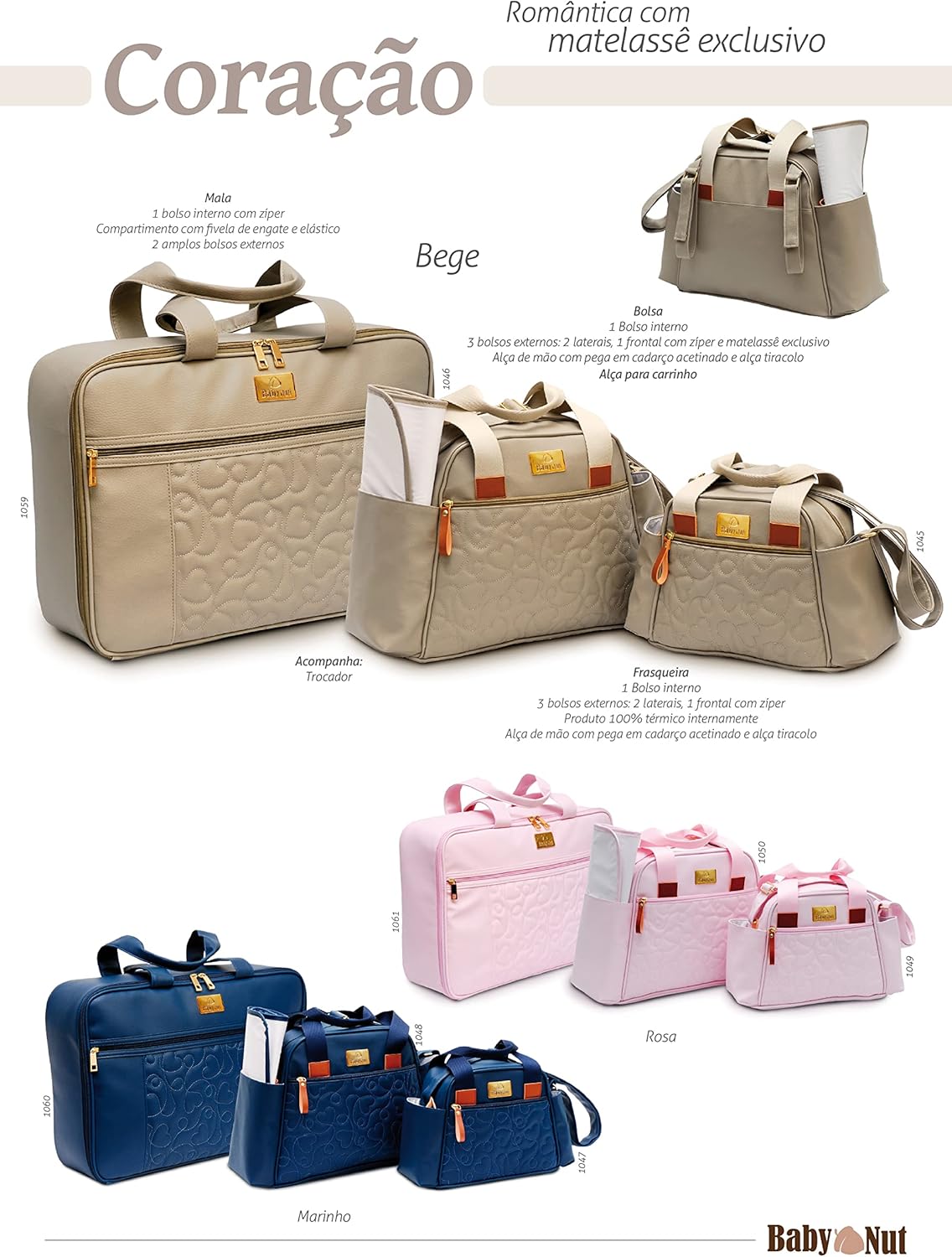 Frasqueira Térmica Baby Nut Coração Rosa para Mamadeiras 3 Frasqueira Térmica Baby Nut Coração Rosa para Mamadeiras - Imagem 3