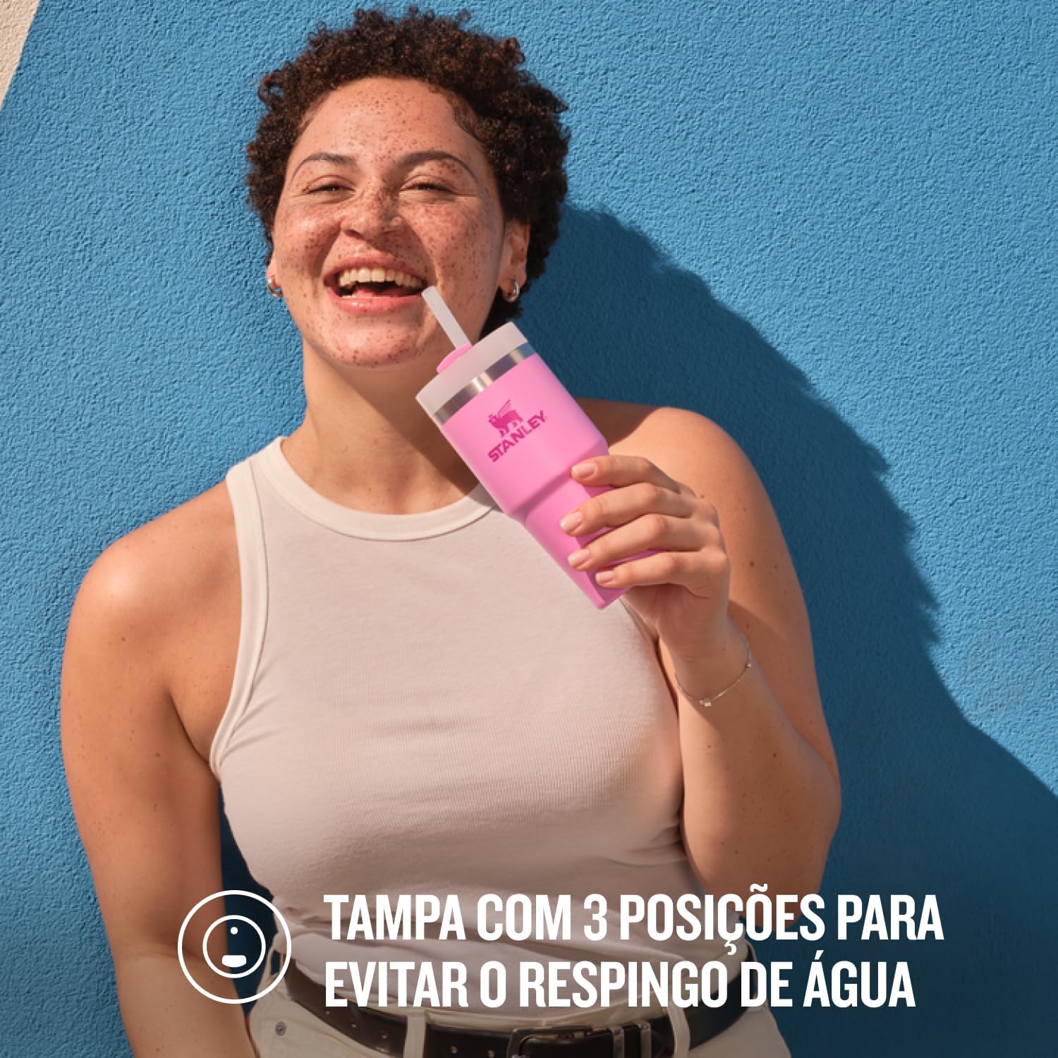 Copo Térmico Stanley Quencher 2.0 591ml Aço Inoxidável Pool 6 Copo Térmico Stanley Quencher 2.0 591ml Aço Inoxidável Pool - Imagem 6