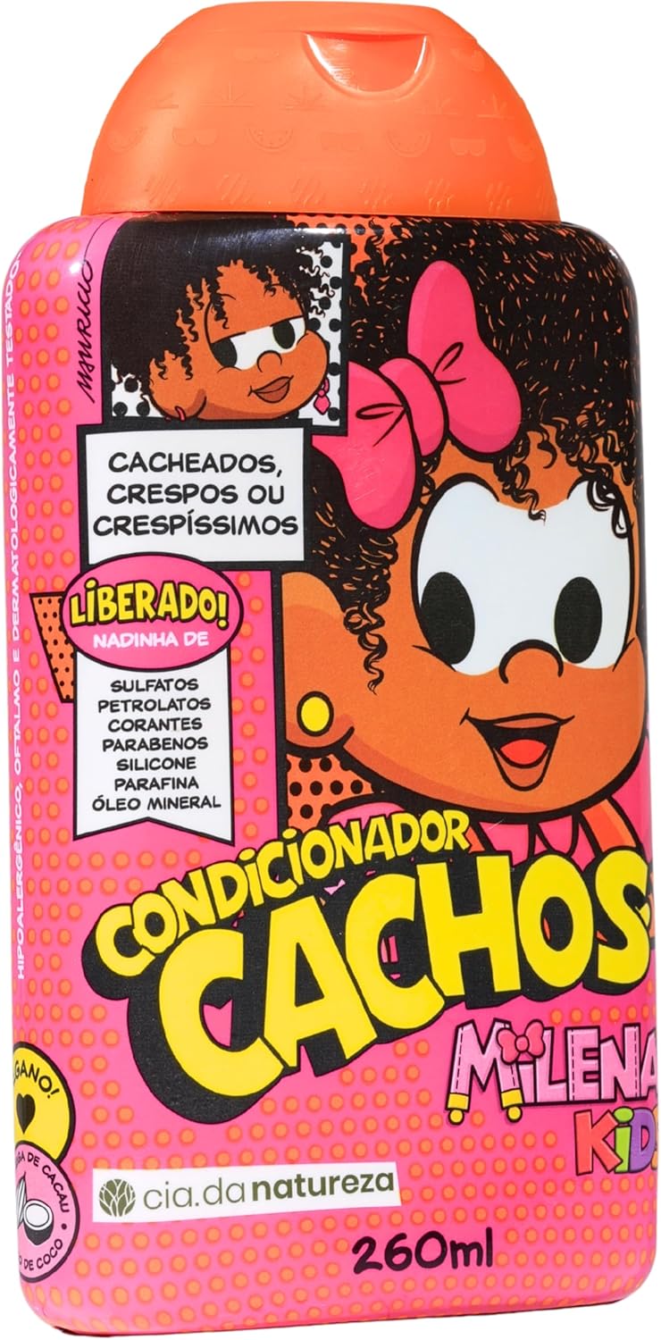 Condicionador Cia da Natureza Turma da Monica Milena Cachos 14 Condicionador Cia da Natureza Turma da Monica Milena Cachos - Imagem 14