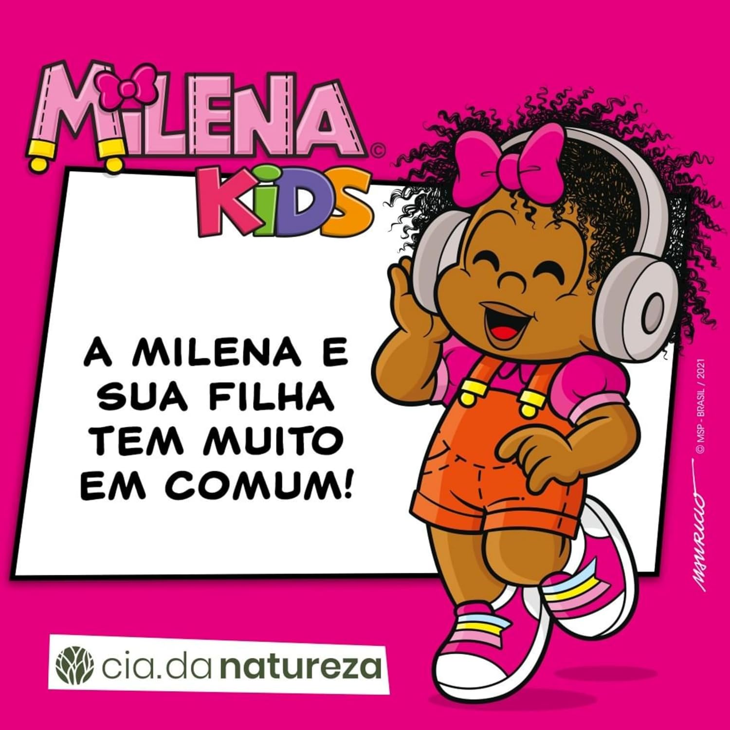 Condicionador Cia da Natureza Turma da Monica Milena Cachos 8 Condicionador Cia da Natureza Turma da Monica Milena Cachos - Imagem 8