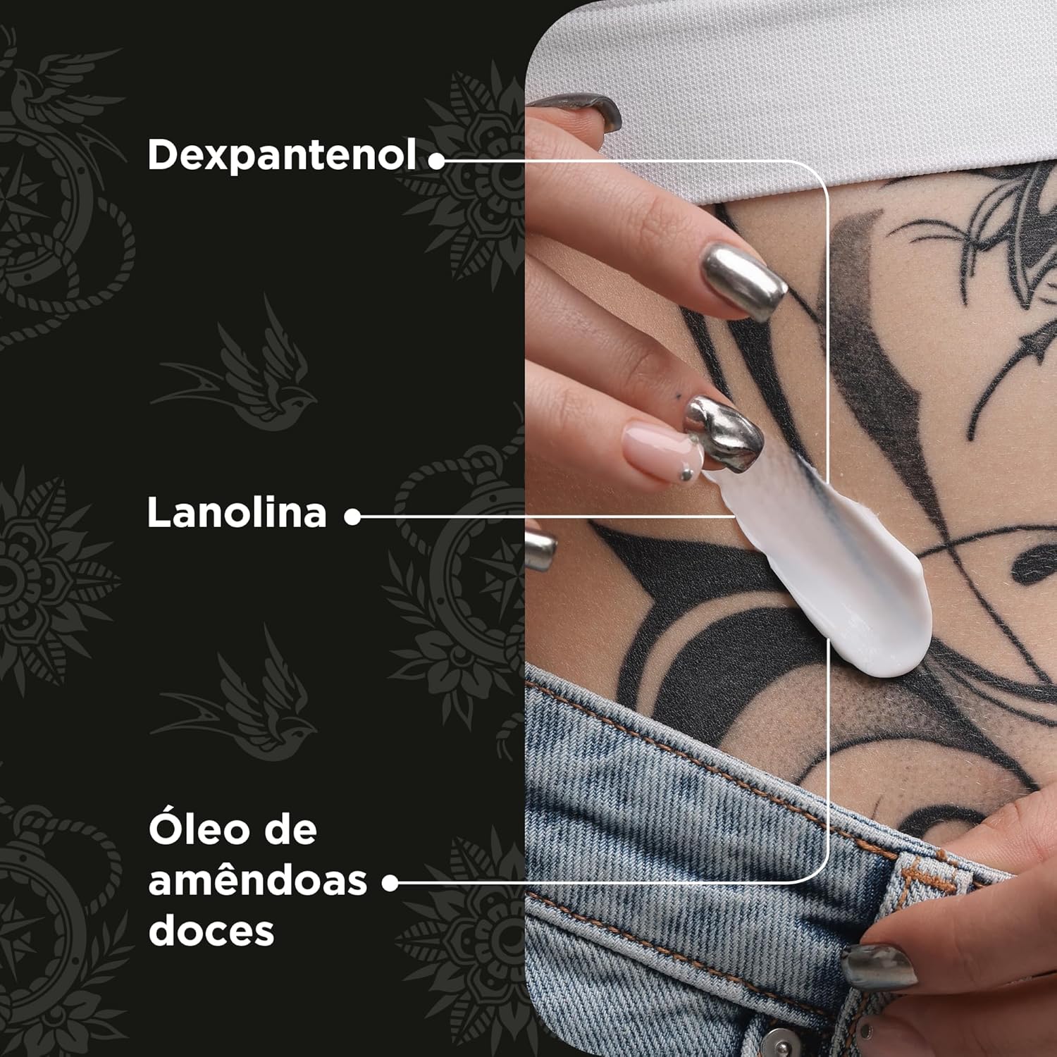 Pomada Bepantol Derma Tattoo Hidratante Restaurador 30g 4 Pomada Bepantol Derma Tattoo Hidratante Restaurador 30g - Imagem 4