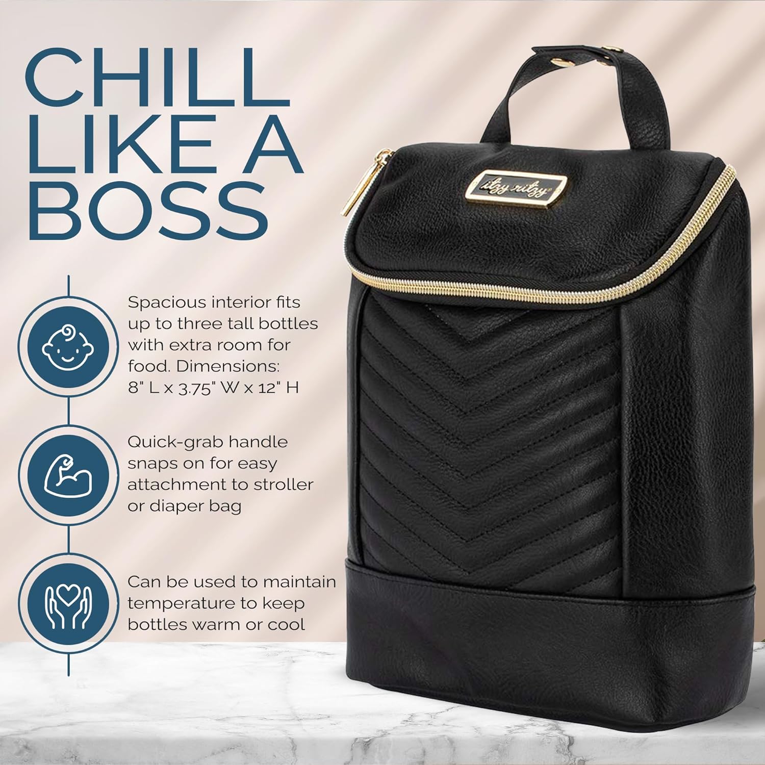 Saco Térmico para Garrafa Itzy Ritzy Isolado Térmico Infantil 4 Saco Térmico para Garrafa Itzy Ritzy Isolado Térmico Infantil - Imagem 4