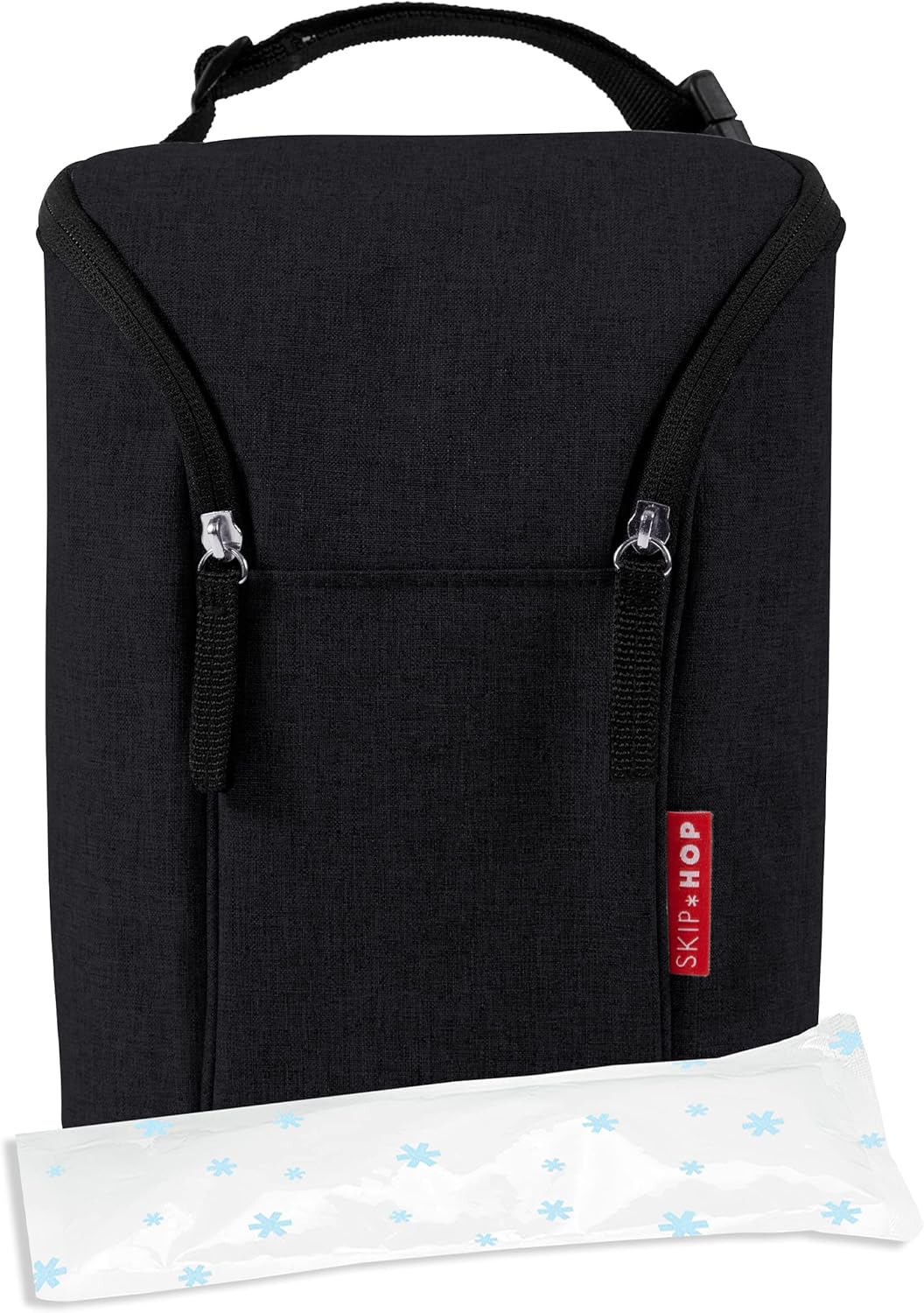 Bolsa Térmica para Mamadeira Skip Hop Double Bottle Bag Preta 5 Bolsa Térmica para Mamadeira Skip Hop Double Bottle Bag Preta - Imagem 5