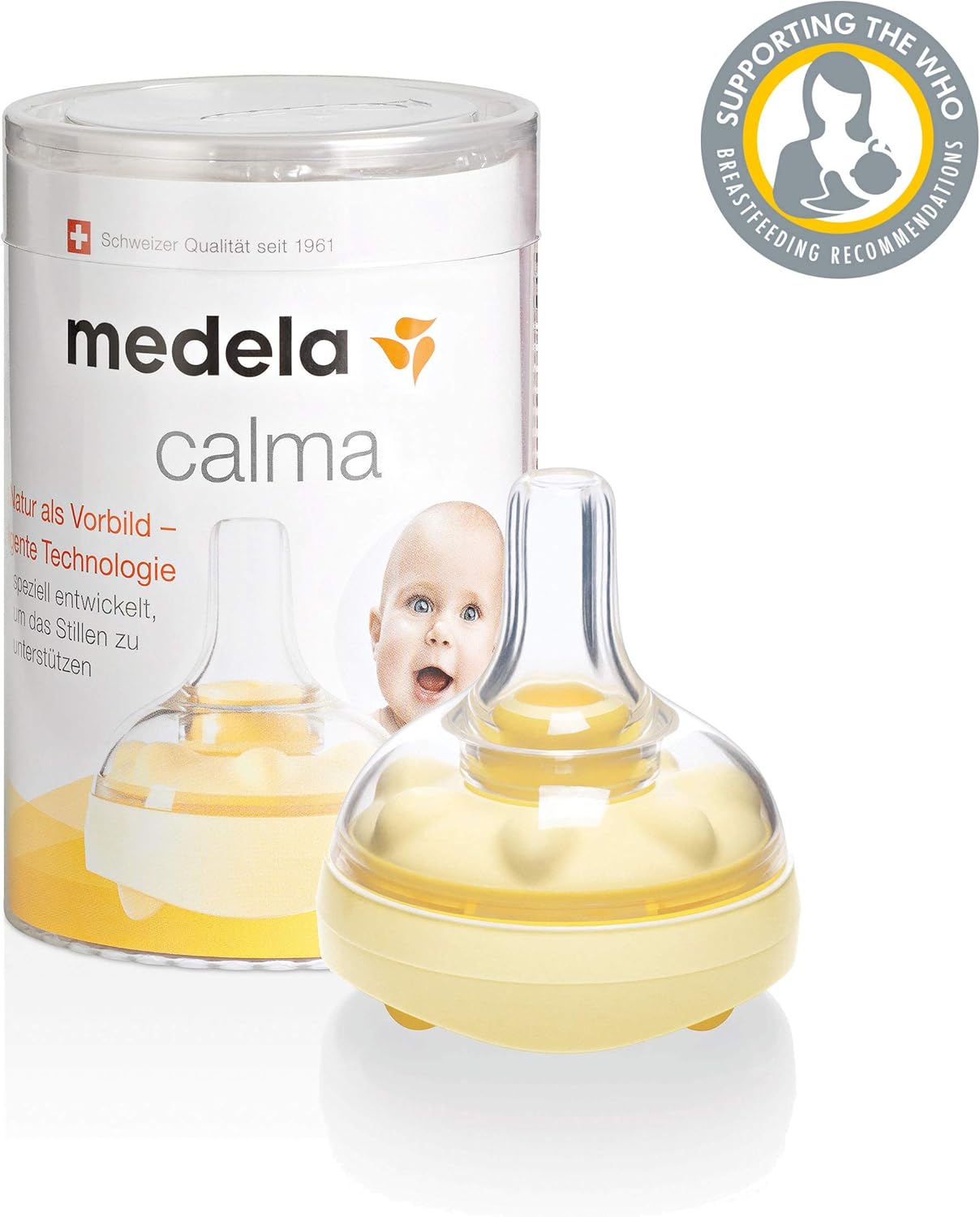 Bico de Mamadeira Medela Calma Sistema de Alimentação Ventilado 4 Bico de Mamadeira Medela Calma Sistema de Alimentação Ventilado - Imagem 4