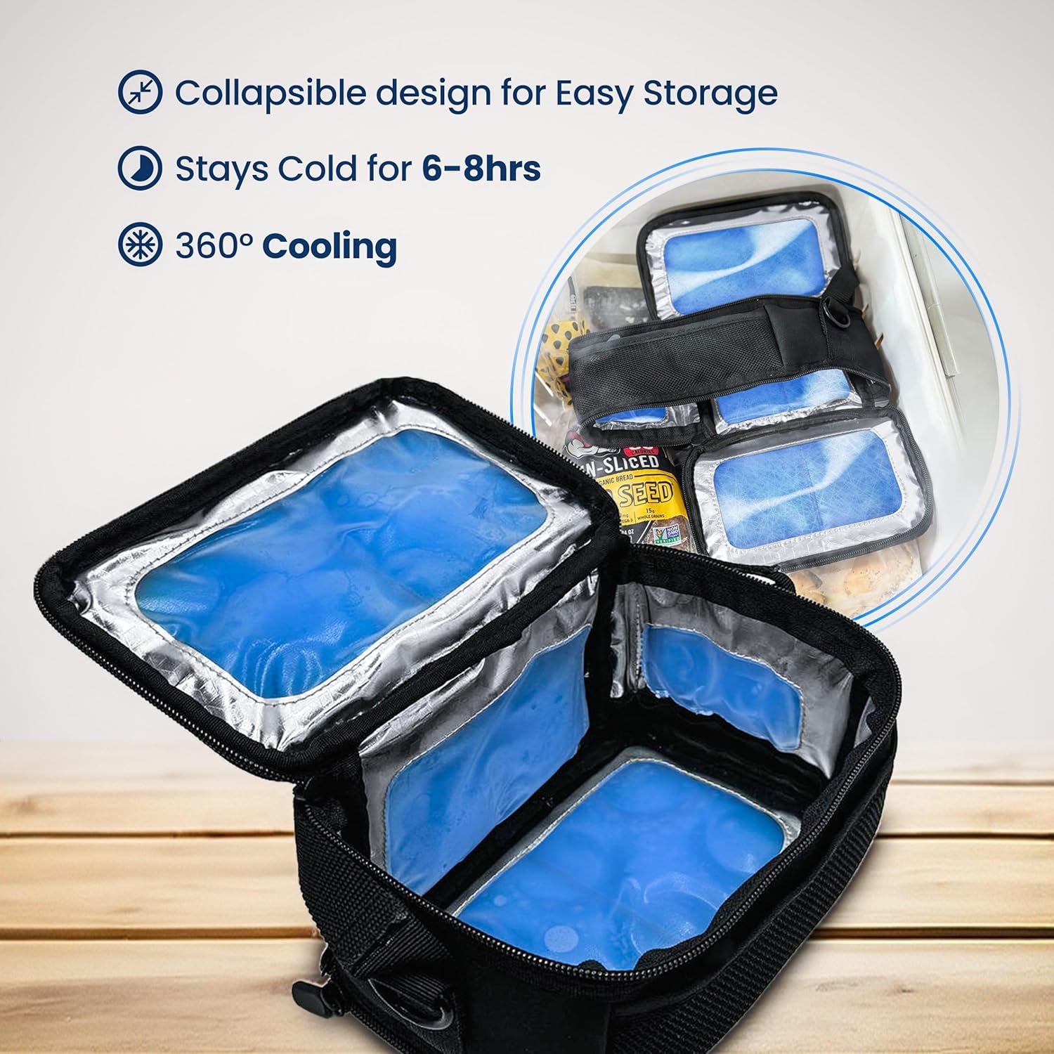 Bolsa Térmica para Leite Materno ENCASED Breastmilk Cooler Bag 2 Bolsa Térmica para Leite Materno ENCASED Breastmilk Cooler Bag - Imagem 2