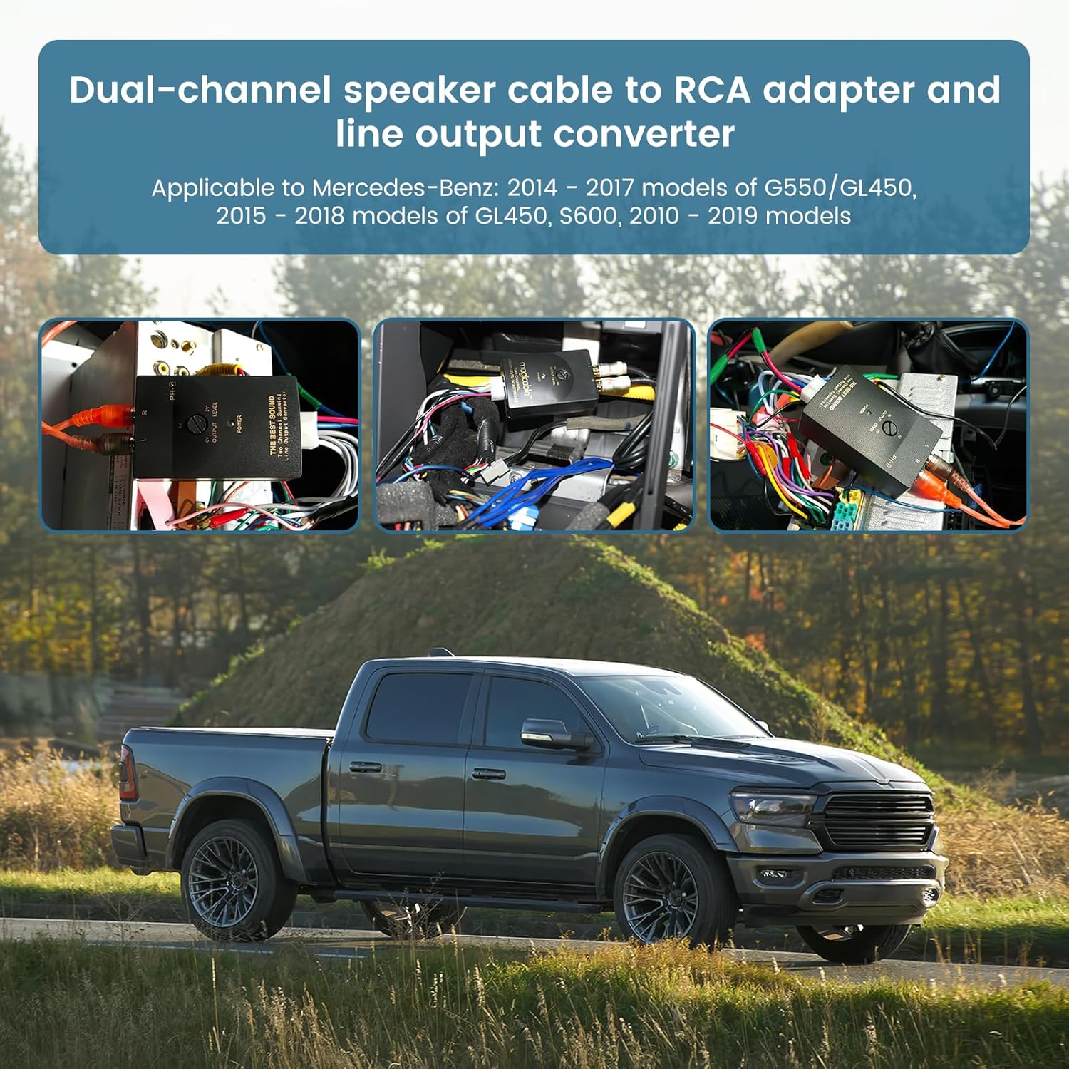 Conversor RCA TNJPSEK 2 Canais Alto para Baixo Som Automotivo 4 Conversor RCA TNJPSEK 2 Canais Alto para Baixo Som Automotivo - Imagem 4