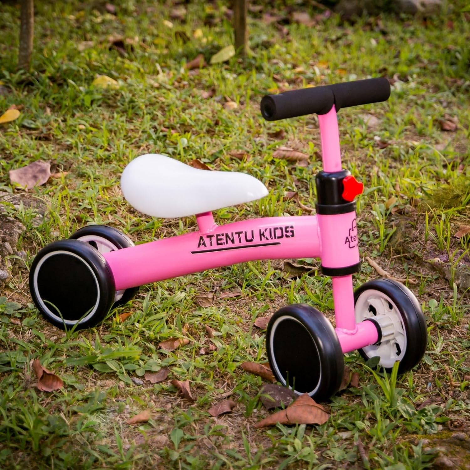 Bicicleta de Equilíbrio Atentu Tico-Tico Infantil 4 Rodas Rosa 8 Bicicleta de Equilíbrio Atentu Tico-Tico Infantil 4 Rodas Rosa - Imagem 8