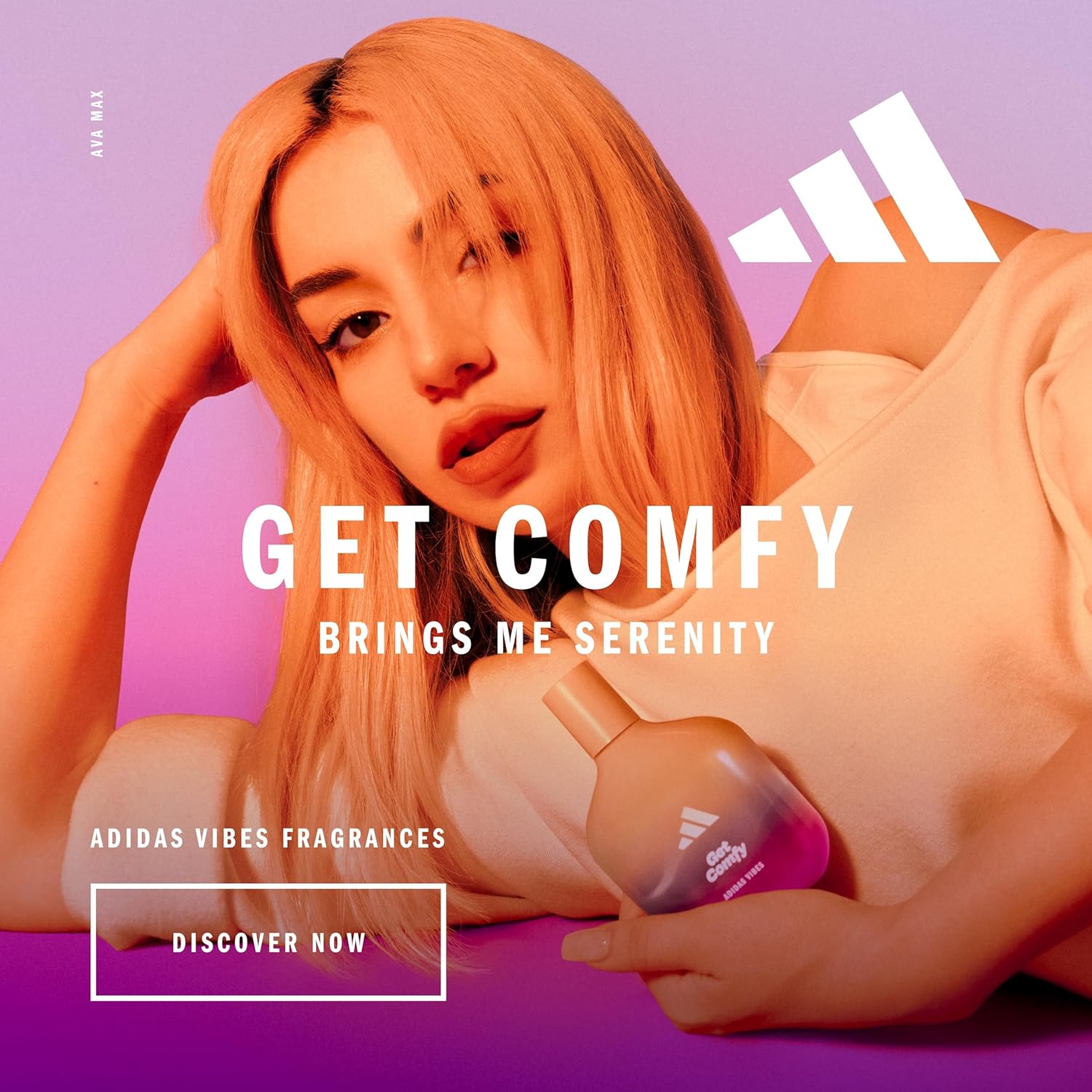 Perfume Adidas Vibes Get Comfy Eau de Parfum 100ml Floral 6 Perfume Adidas Vibes Get Comfy Eau de Parfum 100ml Floral - Imagem 6