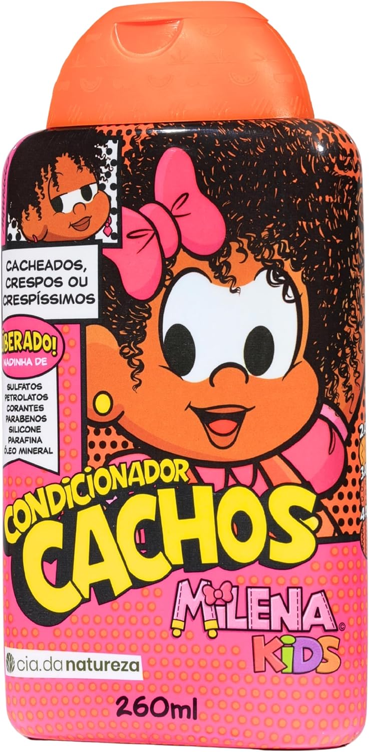 Condicionador Cia da Natureza Turma da Monica Milena Cachos 2 Condicionador Cia da Natureza Turma da Monica Milena Cachos - Imagem 2