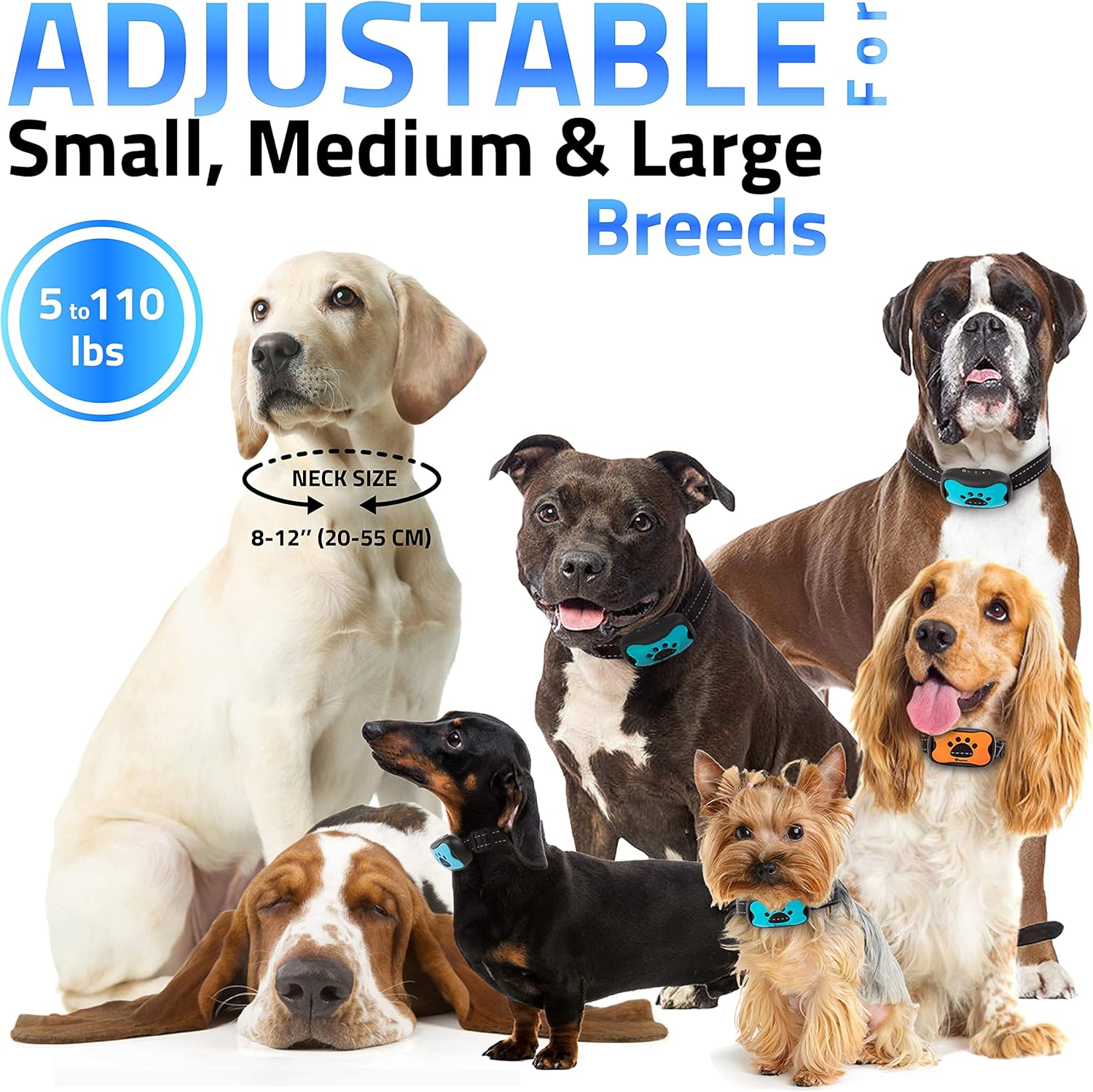 Coleira Anti-Latido PawPets Recarregável para Cães 2 Unidades 6 Coleira Anti-Latido PawPets Recarregável para Cães 2 Unidades - Imagem 6