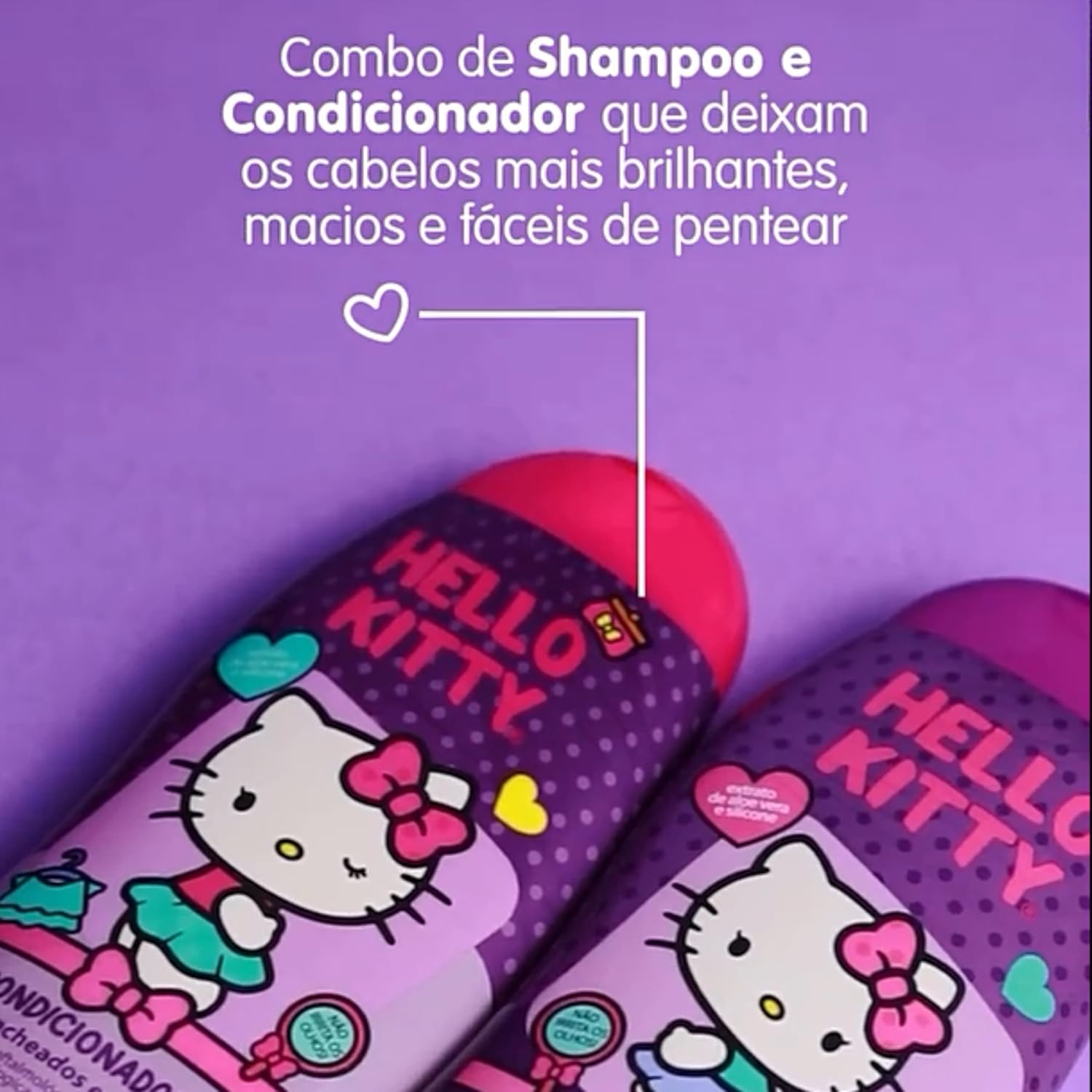 Condicionador Infantil Farmax Hello Kitty para Cabelos Cacheados 13 Condicionador Infantil Farmax Hello Kitty para Cabelos Cacheados - Imagem 13