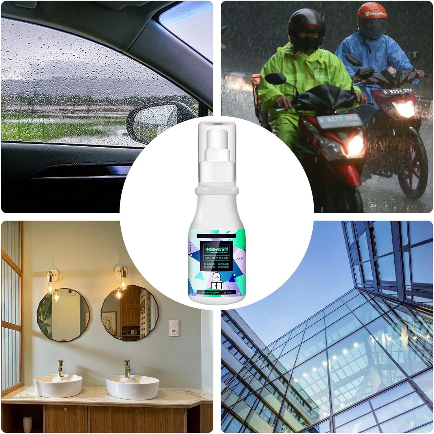 Spray Antiembaçante NGUMMS para Para-brisa e Vidros de Carro 4 Spray Antiembaçante NGUMMS para Para-brisa e Vidros de Carro - Imagem 4