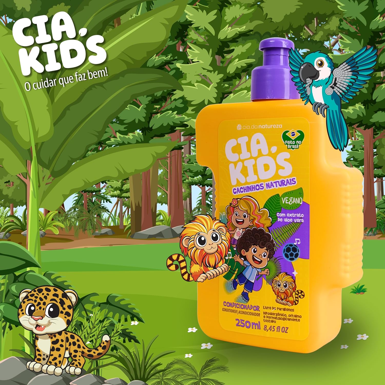 Condicionador Cia da Natureza Kids Cachinhos Naturais 250ml 10 Condicionador Cia da Natureza Kids Cachinhos Naturais 250ml - Imagem 10