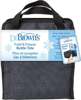 Bolsa Térmica Dr. Brown's AC226-WEB para 6 Mamadeiras Preta