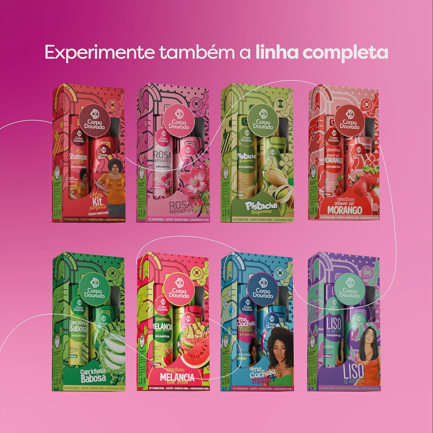 Condicionador Corpo Dourado Me Cacheia Muito Mais Hidratação 7 Condicionador Corpo Dourado Me Cacheia Muito Mais Hidratação - Imagem 7