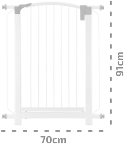 Grade de Porta Tubline One para Vãos de 70cm com Fechamento 6 Grade de Porta Tubline One para Vãos de 70cm com Fechamento - Imagem 6