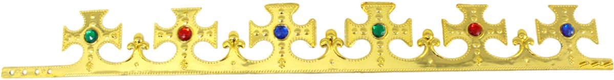 Coroa Fantasias Carol Ajustável Luxo para Rei e Rainha 3 Coroa Fantasias Carol Ajustável Luxo para Rei e Rainha - Imagem 3