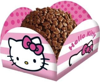 Porta Forminha Festcolor Hello Kitty para Doces de Festa