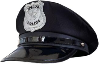 Chapéu de Policial Special Police para Fantasia e Cosplay