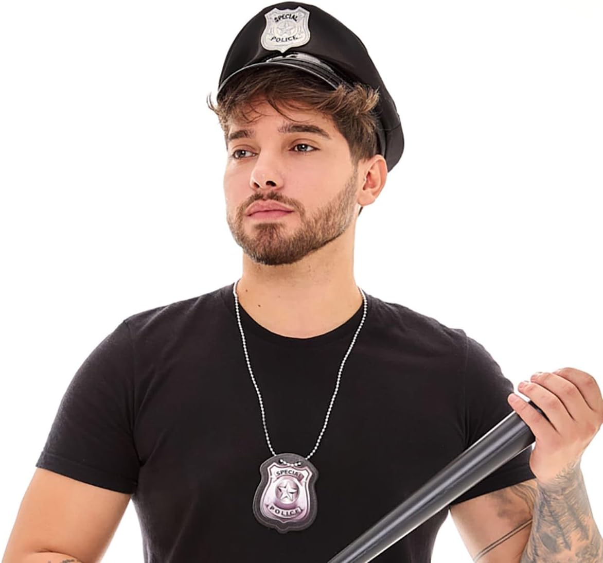Chapéu de Policial Special Police para Fantasia e Cosplay 5 Chapéu de Policial Special Police para Fantasia e Cosplay - Imagem 5