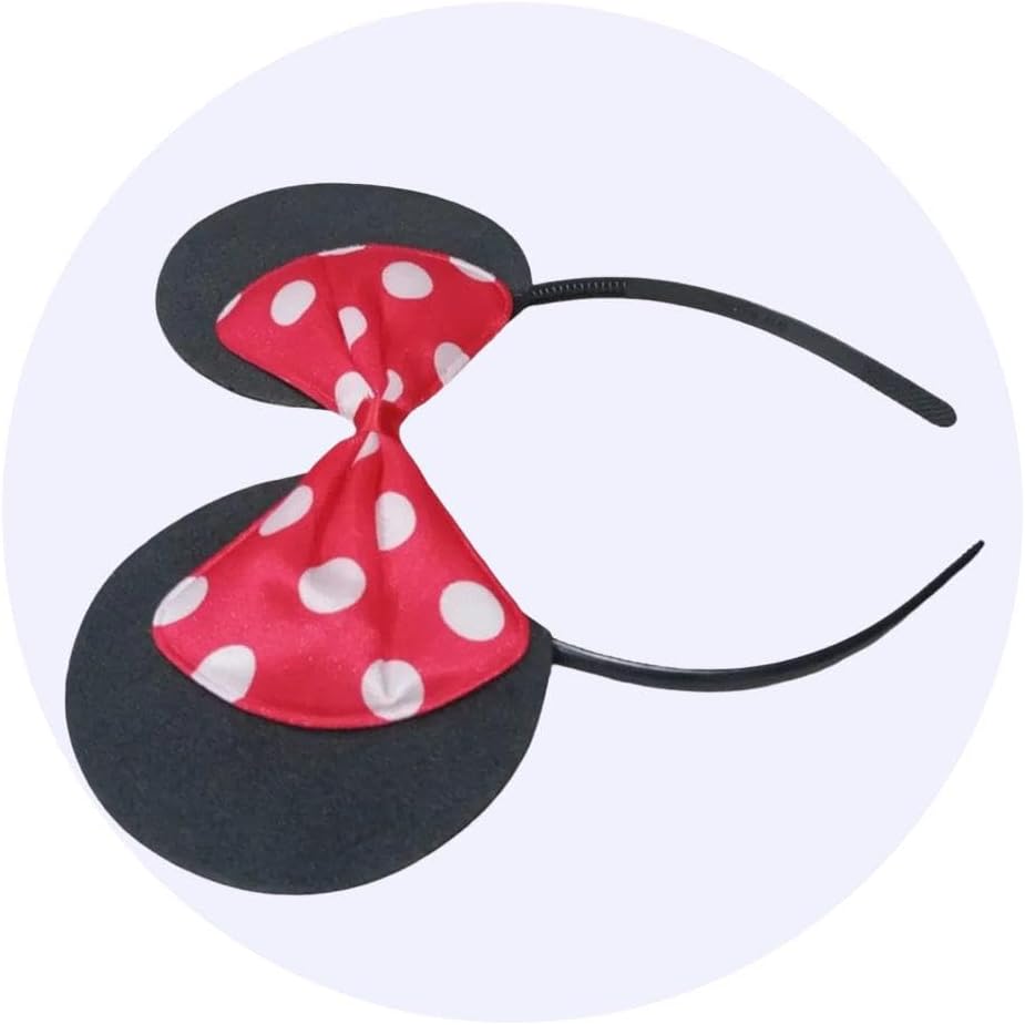 Tiara Minnie com Laço Infantil Acessório para Meninas 3 Tiara Minnie com Laço Infantil Acessório para Meninas - Imagem 3