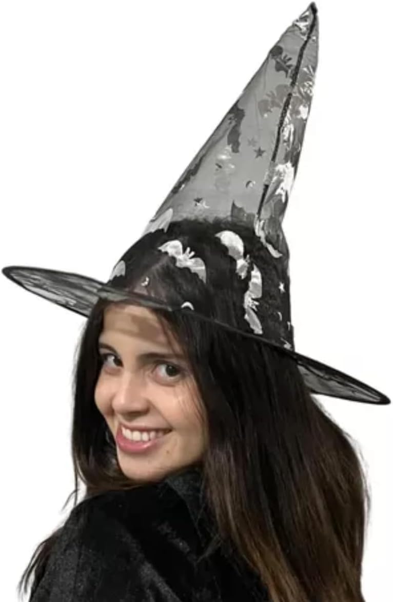 Chapéu de Bruxa para Fantasia de Halloween e Festas Infantis 2 Chapéu de Bruxa para Fantasia de Halloween e Festas Infantis - Imagem 2