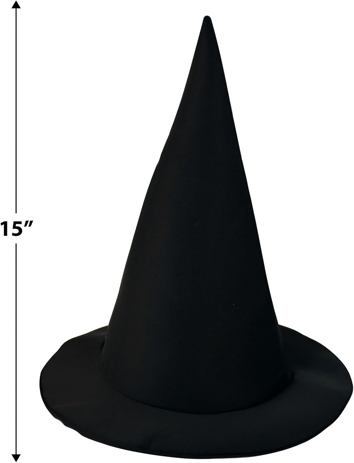 Chapéu de Bruxa Beistle Preto em Cetim para Festa Halloween 3 Chapéu de Bruxa Beistle Preto em Cetim para Festa Halloween - Imagem 3