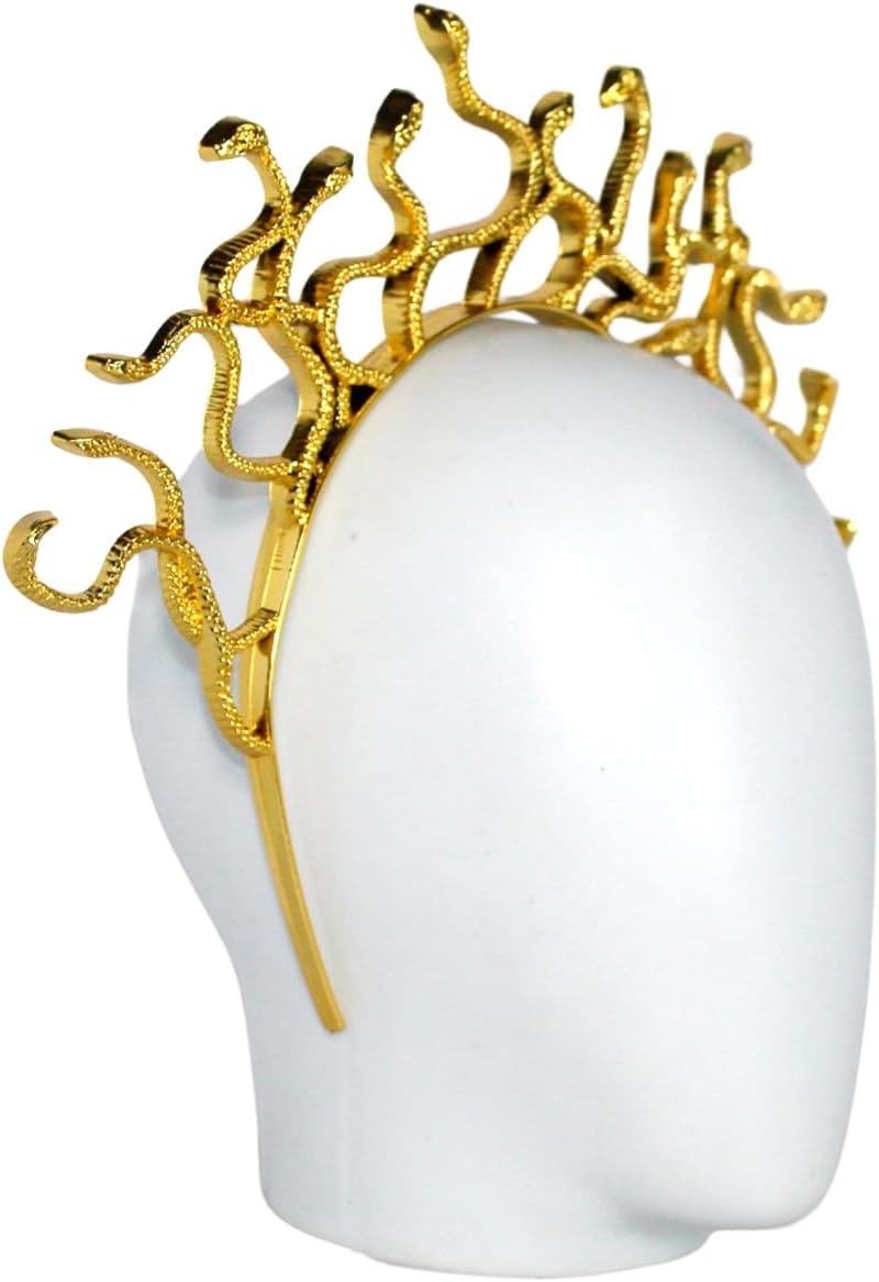 Tiara Medusa Fantasias Carol BI com Cobras para Carnaval e Halloween 4 Tiara Medusa Fantasias Carol BI com Cobras para Carnaval e Halloween - Imagem 4