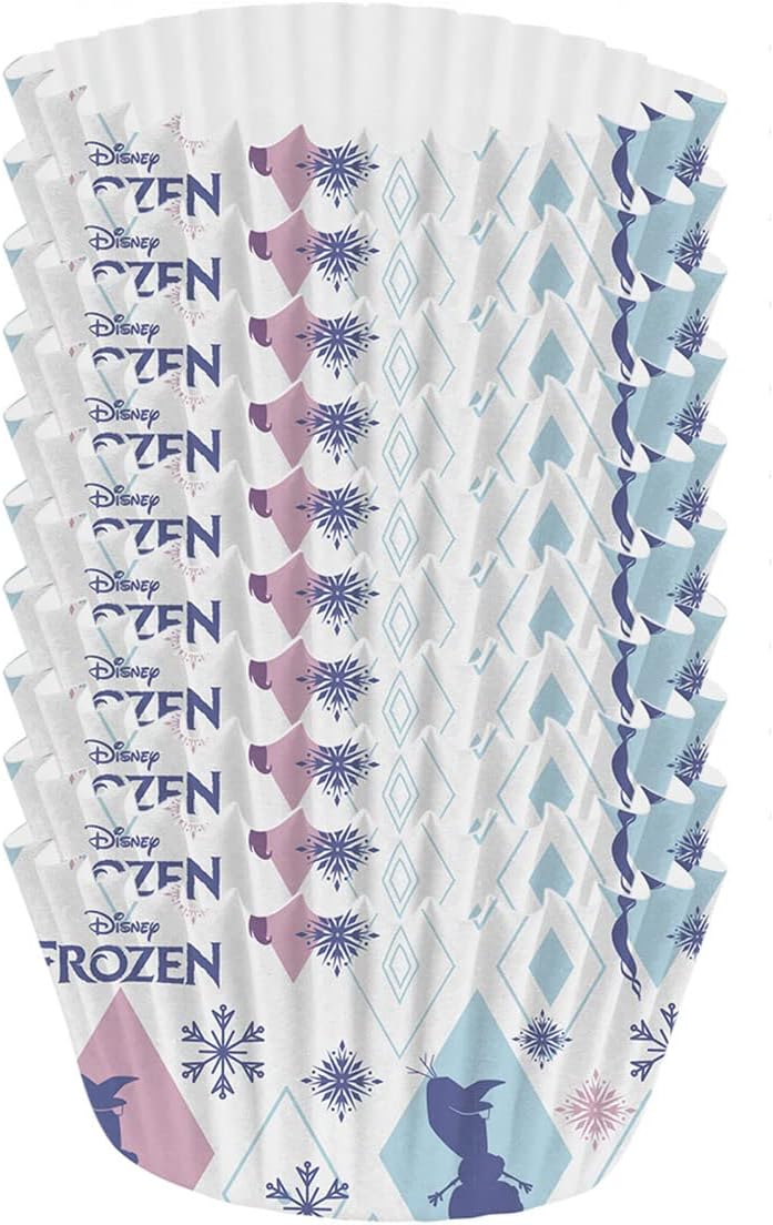 Forminha Número 5 Regina Frozen Decorada para Doces 100un 2 Forminha Número 5 Regina Frozen Decorada para Doces 100un - Imagem 2