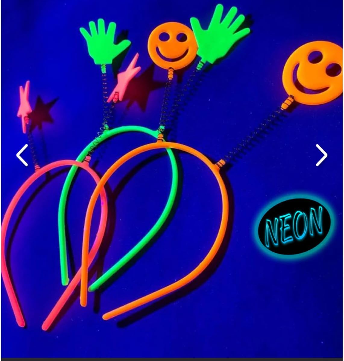 Tiara de Festa Neon com 10 Unidades para Eventos e Diversão 2 Tiara de Festa Neon com 10 Unidades para Eventos e Diversão - Imagem 2