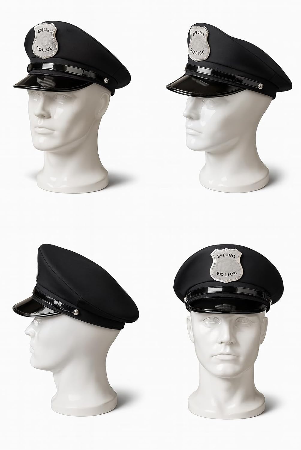 Chapéu de Policial Special Police para Fantasia e Cosplay 7 Chapéu de Policial Special Police para Fantasia e Cosplay - Imagem 7