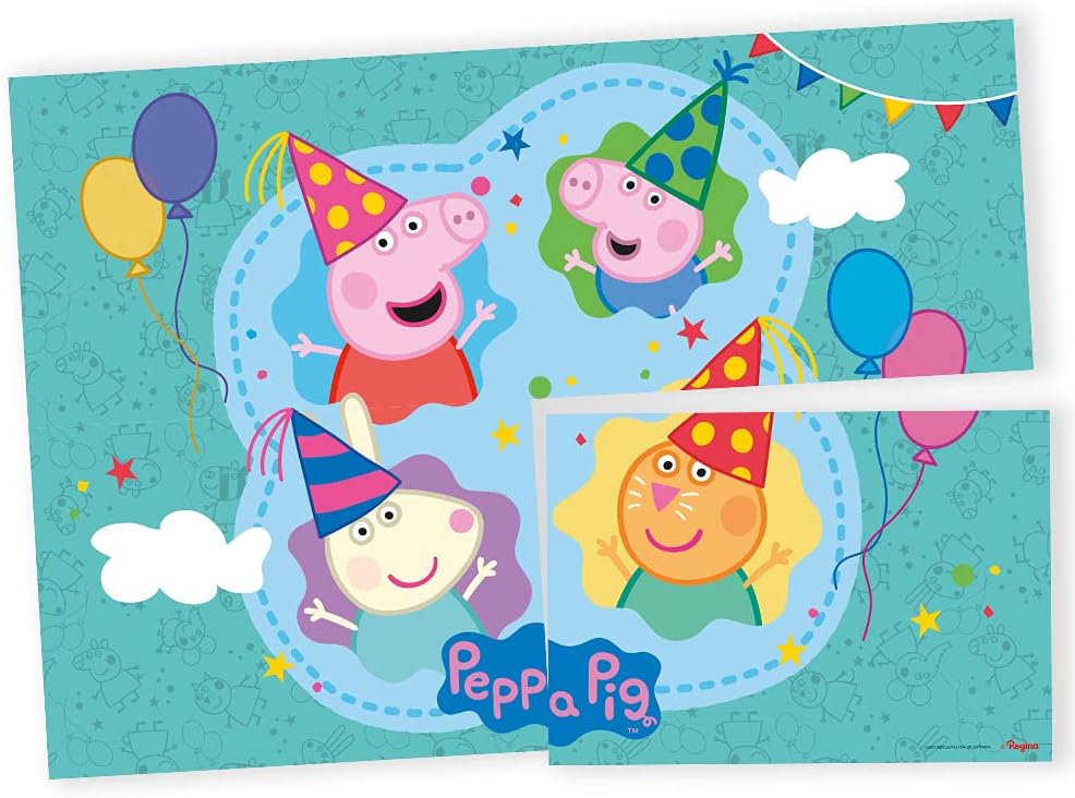 Painel Decorativo Regina Festas Peppa Pig para Festa Infantil 1 Painel Decorativo Regina Festas Peppa Pig para Festa Infantil