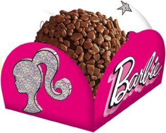 Porta Forminha Festcolor 1 para Doces de Festa Barbie 40 Unidades
