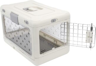 Canil para Gatos Zerodis Dobrável de Plástico para Viagem