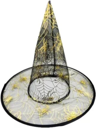 Chapéu de Bruxa para Fantasia de Halloween e Festas Infantis