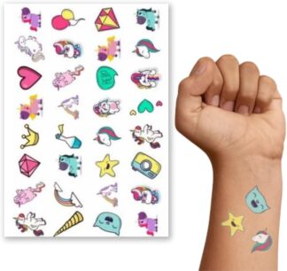 Tatuagem Temporária Infantil Tatuagem Mania Unicórnio Festa