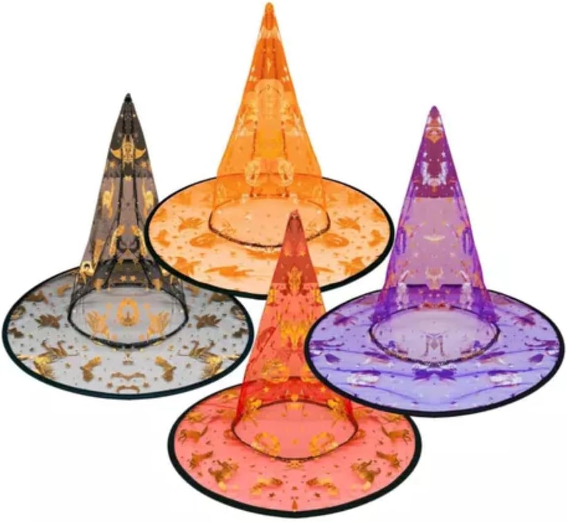 Chapéu de Bruxa para Fantasia de Halloween e Festas Infantis 4 Chapéu de Bruxa para Fantasia de Halloween e Festas Infantis - Imagem 4