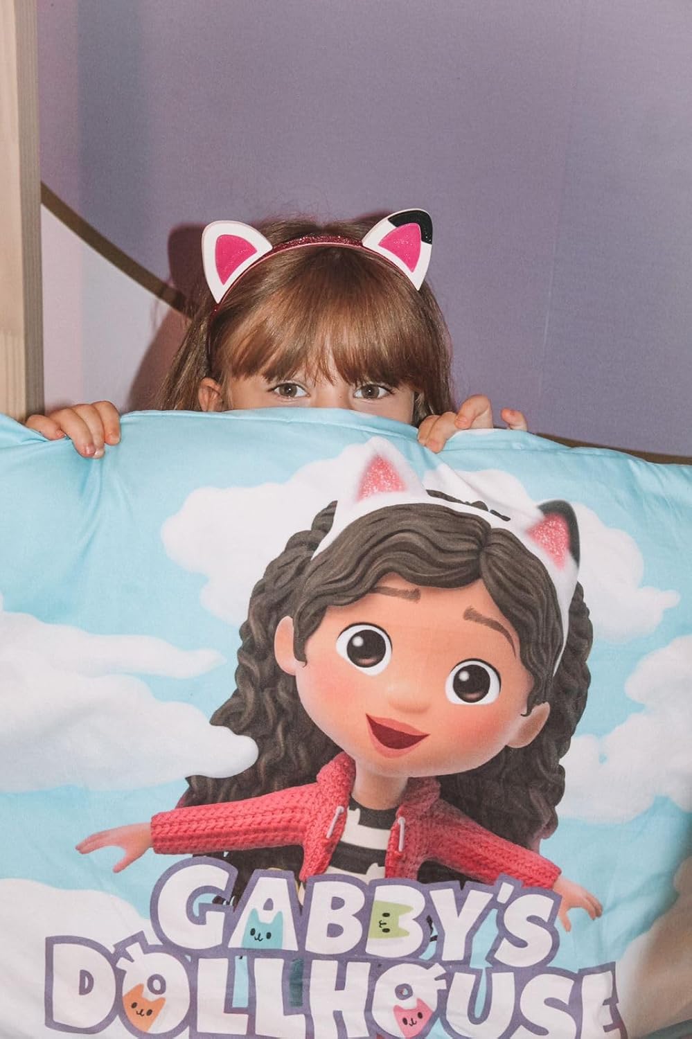 Tiara Gatinho Laço de Menina A Casa Mágica de Gabby Infantil 5 Tiara Gatinho Laço de Menina A Casa Mágica de Gabby Infantil - Imagem 5