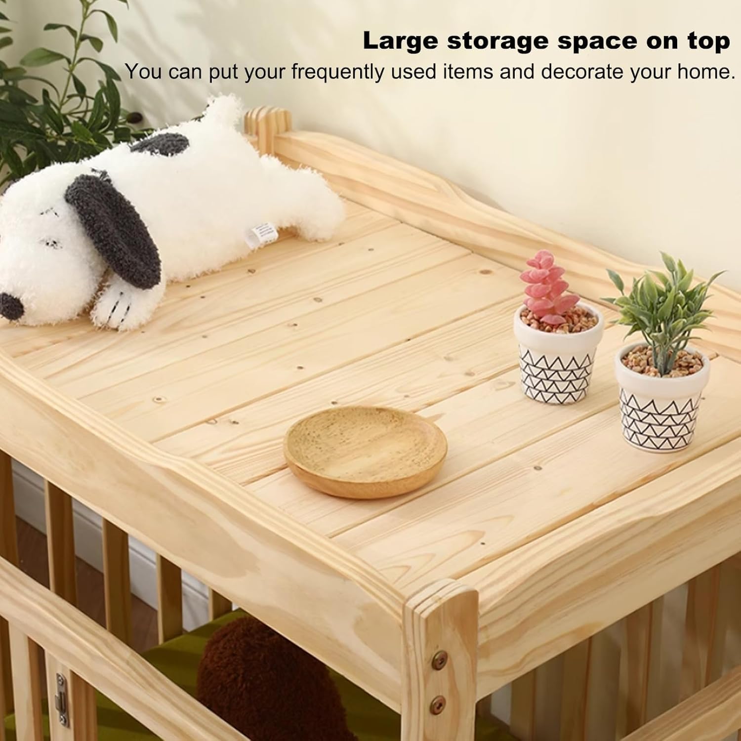 Caixa para Cães de Madeira Maciça com Mesa Lateral Multifuncional 6 Caixa para Cães de Madeira Maciça com Mesa Lateral Multifuncional - Imagem 6