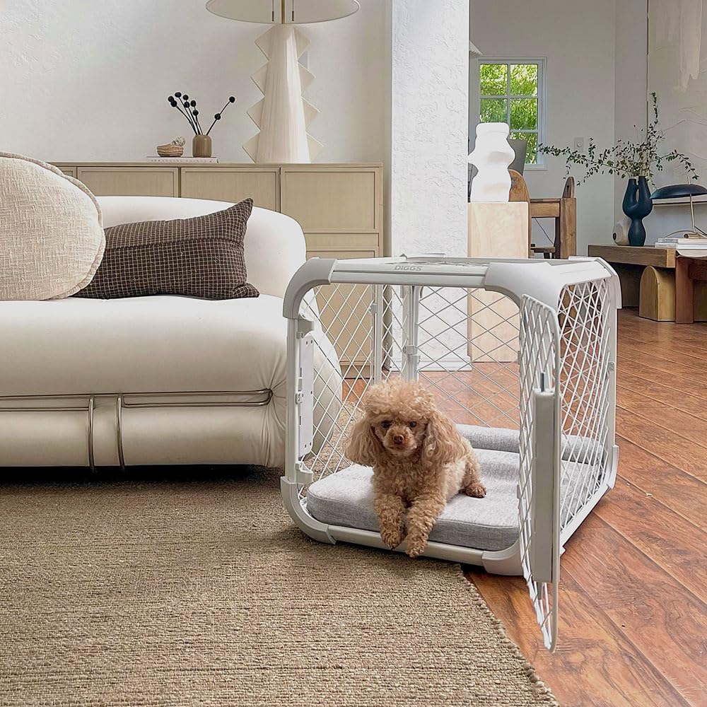Caixa para Cães Diggs Evolv Intermediária Cinza Modular 6 Caixa para Cães Diggs Evolv Intermediária Cinza Modular - Imagem 6