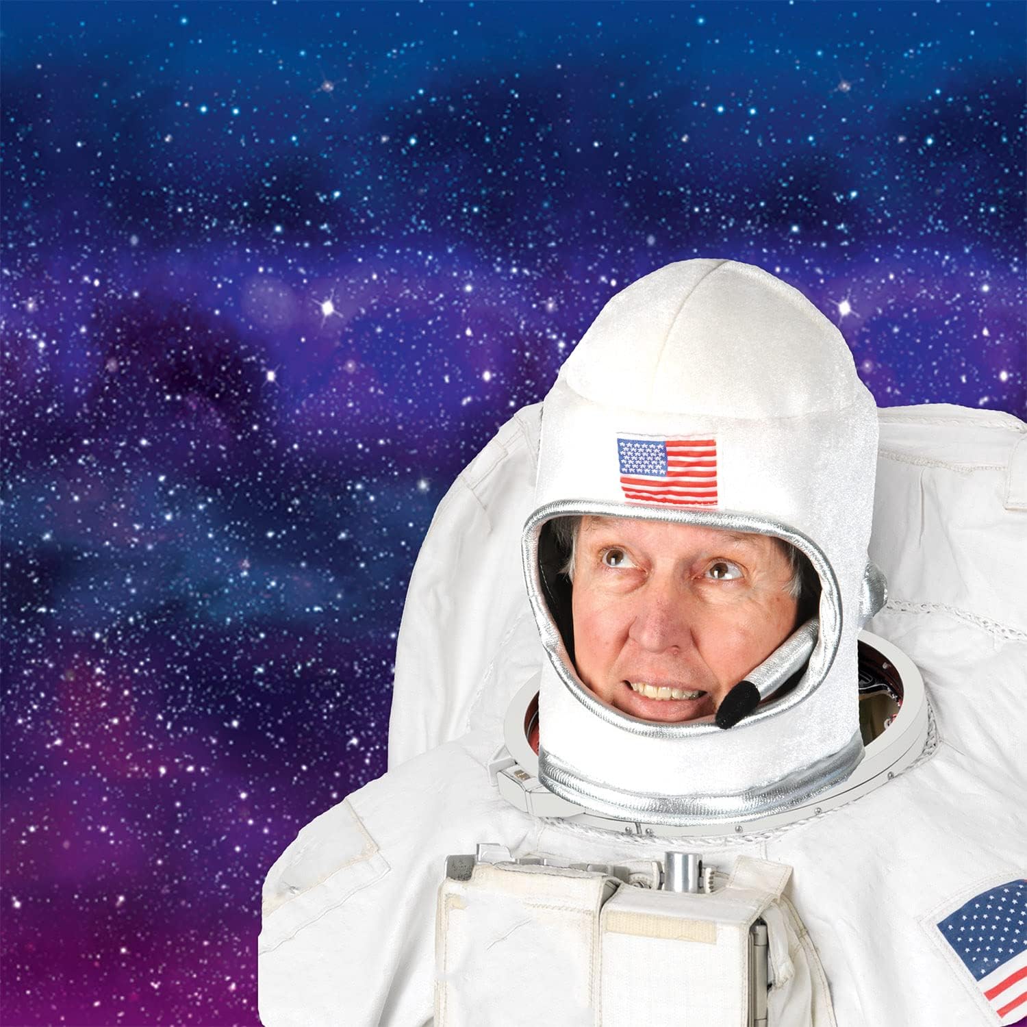 Capacete de Astronauta Beistle Pelúcia Festa Tema Espacial 3 Capacete de Astronauta Beistle Pelúcia Festa Tema Espacial - Imagem 3