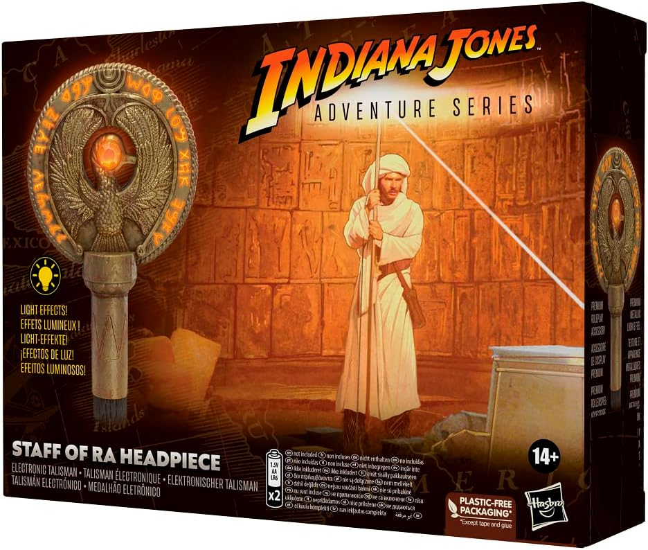 Bastão de Ra Indiana Jones Acessório Eletrônico com Luz 2 Bastão de Ra Indiana Jones Acessório Eletrônico com Luz - Imagem 2