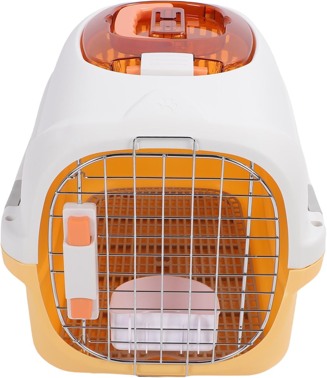 Canil de Plástico para Cães e Gatos Transporte Aéreo Amarelo 5 Canil de Plástico para Cães e Gatos Transporte Aéreo Amarelo - Imagem 5