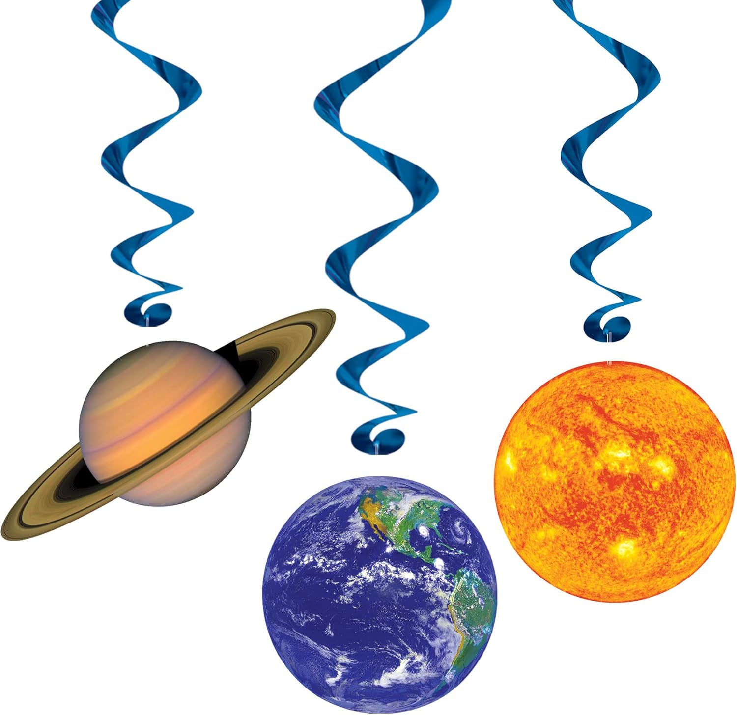 Sistema Solar Beistle Giratório Decoração Festa Espacial 3 Sistema Solar Beistle Giratório Decoração Festa Espacial - Imagem 3
