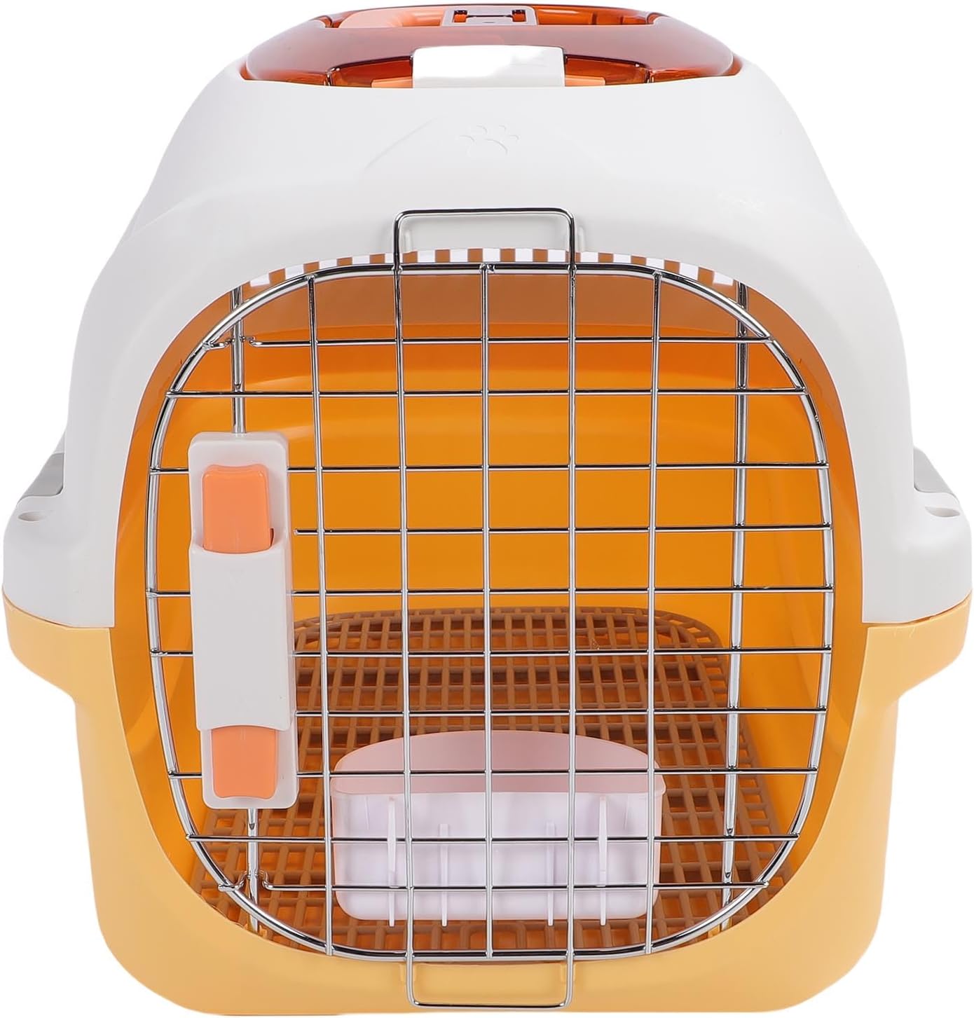 Canil de Plástico para Cães e Gatos Transporte Aéreo Amarelo 1 Canil de Plástico para Cães e Gatos Transporte Aéreo Amarelo