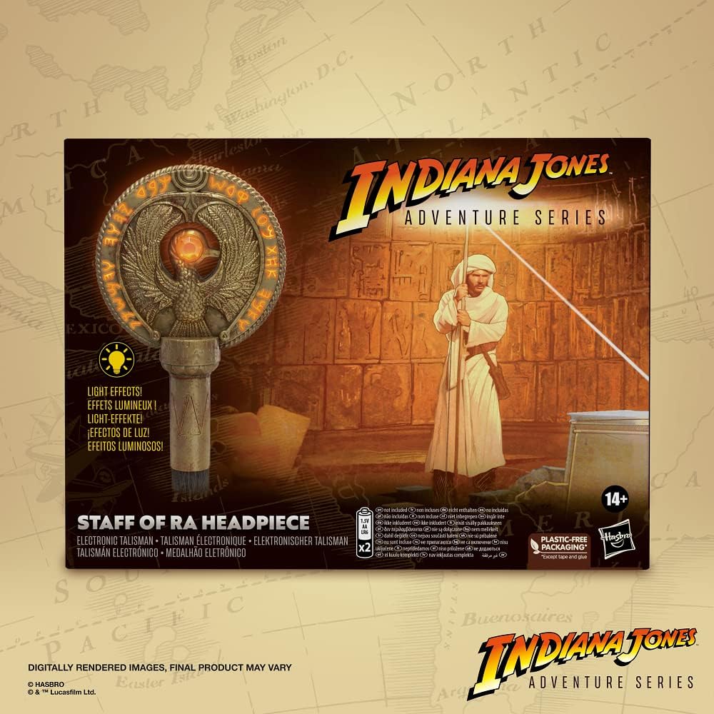 Bastão de Ra Indiana Jones Acessório Eletrônico com Luz 6 Bastão de Ra Indiana Jones Acessório Eletrônico com Luz - Imagem 6