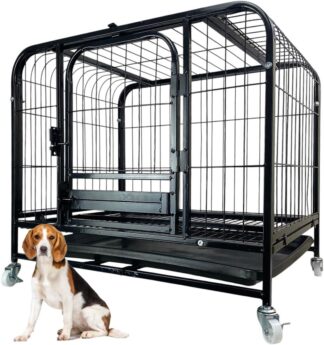 Gaiola Compre Desejos BSL3803 para Cães e Gatos com Rodinhas