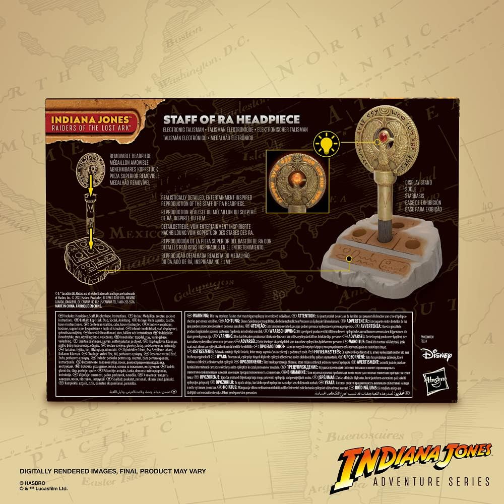 Bastão de Ra Indiana Jones Acessório Eletrônico com Luz 7 Bastão de Ra Indiana Jones Acessório Eletrônico com Luz - Imagem 7