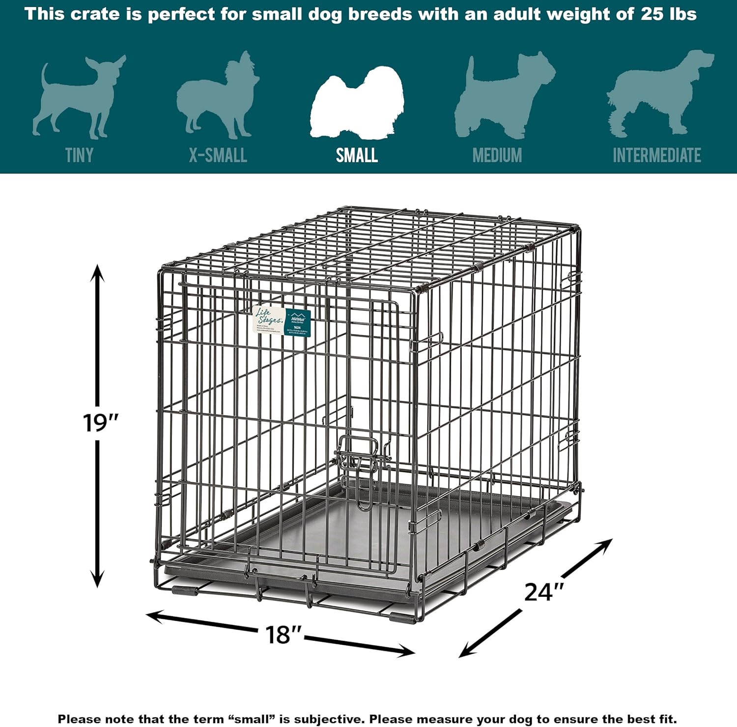 Gaiola para Cães MidWest Life Stages Dobrável com Divisor 8 Gaiola para Cães MidWest Life Stages Dobrável com Divisor - Imagem 8