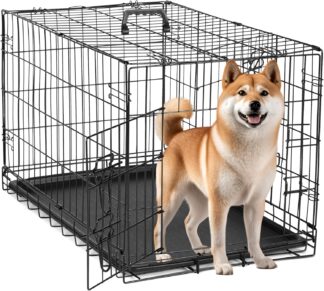 Gaiola para Cães Simple Deluxe 76cm Dobrável com Divisória